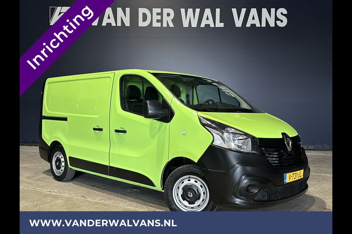 Renault Trafic 1.6 dCi L1H1 inrichting Euro6 Airco | Navigatie | Trekhaak | Cruisecontrol | parkeersensoren, Bijrijdersbank