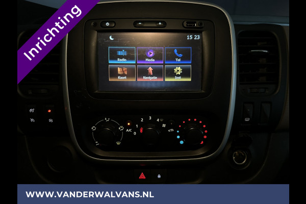 Renault Trafic 1.6 dCi L1H1 inrichting Euro6 Airco | Navigatie | Trekhaak | Cruisecontrol | parkeersensoren, Bijrijdersbank