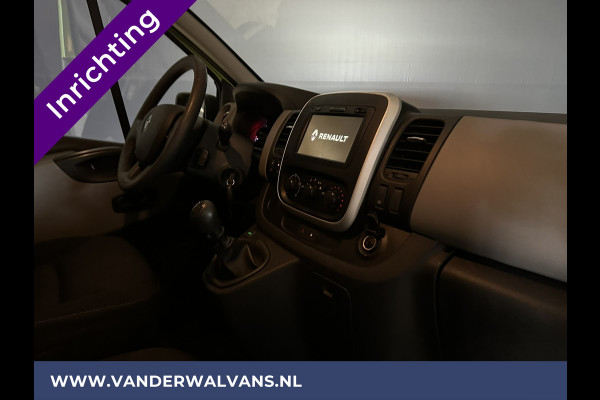 Renault Trafic 1.6 dCi L1H1 inrichting Euro6 Airco | Navigatie | Trekhaak | Cruisecontrol | parkeersensoren, Bijrijdersbank