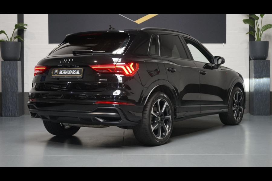 Audi Q3 40 TFSI Quattro 3x S-Line AUTOMAAT-BLACK OPTIK-ACC-AMBIANCE-CAMERA-DAB-DRIVE SELECT-KEYLESS-LEDER-MATRIX-VIRTUEEL-TREKHAAK