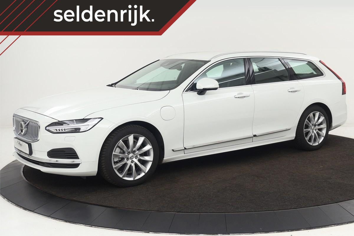 Volvo V90 2.0 T8 Recharge AWD Inscription | Leder | Adaptive cruise | Trekhaak | Camera | Stoel & stuurverwarming | Carplay | Side Assist | Memory | Navigatie | PHEV