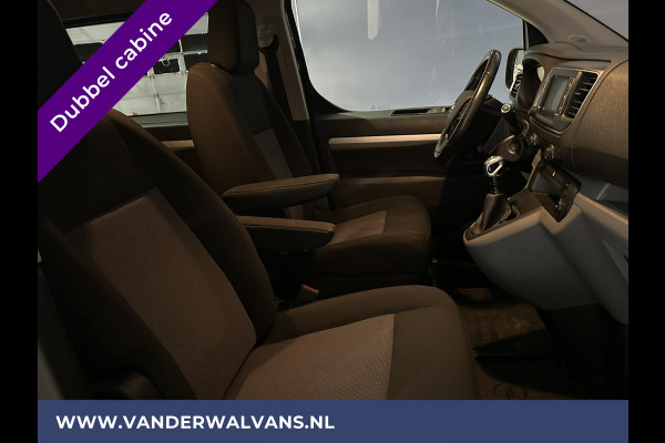 Opel Vivaro 2.0 CDTI 150pk L3H1 Dubbele Cabine Euro6 Airco | Camera | Navigatie | 5-zits | 2500kg Trekhaak Apple Carplay, Android Auto, Cruisecontrol, LM Velgen, Parkeersensoren