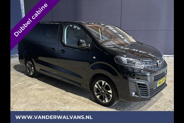 Opel Vivaro 2.0 CDTI 150pk L3H1 Dubbele Cabine Euro6 Airco | Camera | Navigatie | 5-zits | 2500kg Trekhaak Apple Carplay, Android Auto, Cruisecontrol, LM Velgen, Parkeersensoren