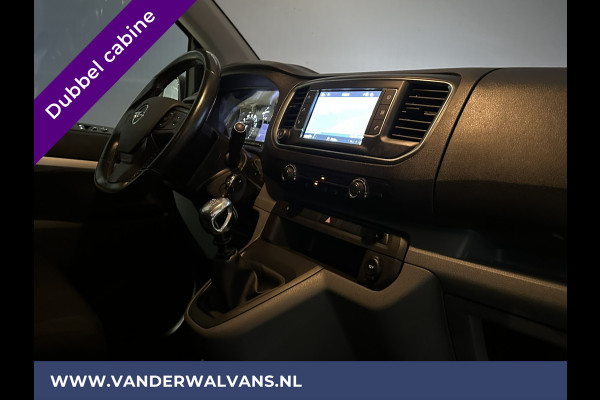 Opel Vivaro 2.0 CDTI 150pk L3H1 Dubbele Cabine Euro6 Airco | Camera | Navigatie | 5-zits | 2500kg Trekhaak Apple Carplay, Android Auto, Cruisecontrol, LM Velgen, Parkeersensoren