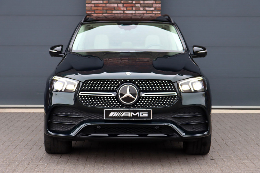 Mercedes-Benz GLE 350 de 4MATIC Premium+ AMG Line Aut9 | Luchtvering | Distronic+ | Stoelventilatie | Burmester | Trekhaak | Verwarmd Stuurwiel | Massage | Multibeam LED | Vlakkenverwarming |