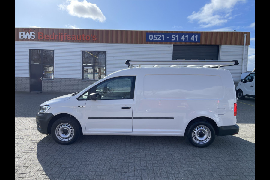 Volkswagen Caddy 2.0 TDI 102pk L2H1 BMT Maxi Comfortline / vaste prijs rijklaar € 14.950 ex btw / lease vanaf € / airco / cruise / imperial / Bott ingerichte laadruimte / trekhaak !