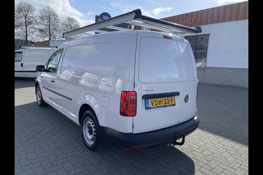 Volkswagen Caddy 2.0 TDI 102pk L2H1 BMT Maxi Comfortline / vaste prijs rijklaar € 14.950 ex btw / lease vanaf € / airco / cruise / imperial / Bott ingerichte laadruimte / trekhaak !