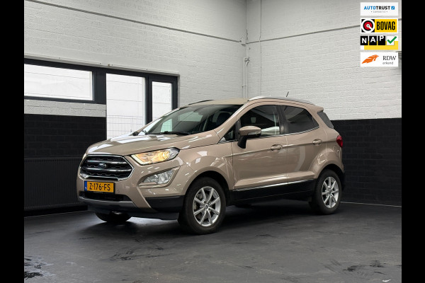 Ford EcoSport 1.0 EcoBoost Titanium automaat, Leder, Stuur/stoelverwarming, Climate, Trekhaak, Dab