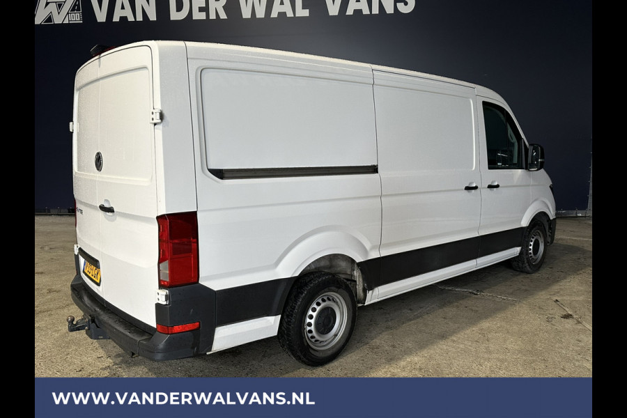 Volkswagen Crafter 2.0 TDI 141pk L3H2 L2H1 Euro6 Airco | Camera | Navigatie | 3000kg trekhaak Apple Carplay, Android Auto, Parkeersensoren, Bijrijdersbank