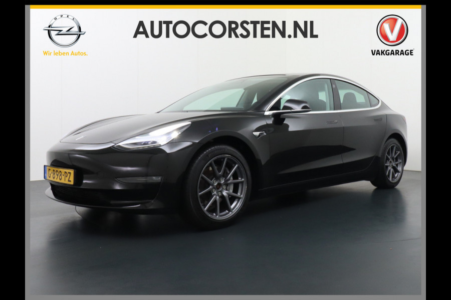 Tesla Model 3 Long Range 75kWh 463PK Lmv-18" Telefoon-Sleutel Premium Audio 4wd AutoPilot Panoramadak Camera's Leder Adaptive-CruiseControl-St Stoel en achterbank verwarming Keyless Electr.Stoelen+Memory+Easy-Entry WiFi Origineel Nederlandse auto Grootste accu, Tot 16,5kwh thuis laden. Accu garantie 10-12-2027 / 192.000km