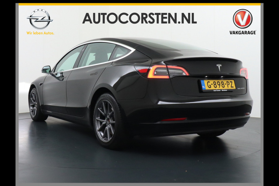 Tesla Model 3 Long Range 75kWh 463PK Lmv-18" Telefoon-Sleutel Premium Audio 4wd AutoPilot Panoramadak Camera's Leder Adaptive-CruiseControl-St Stoel en achterbank verwarming Keyless Electr.Stoelen+Memory+Easy-Entry WiFi Origineel Nederlandse auto Grootste accu, Tot 16,5kwh thuis laden. Accu garantie 10-12-2027 / 192.000km