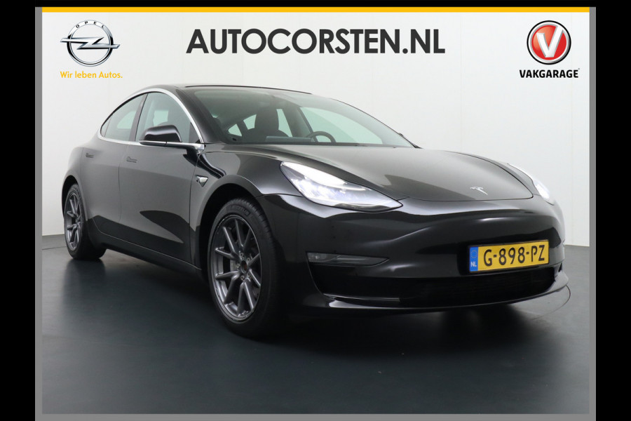 Tesla Model 3 Long Range 75kWh 463PK Lmv-18" Telefoon-Sleutel Premium Audio 4wd AutoPilot Panoramadak Camera's Leder Adaptive-CruiseControl-St Stoel en achterbank verwarming Keyless Electr.Stoelen+Memory+Easy-Entry WiFi Origineel Nederlandse auto Grootste accu, Tot 16,5kwh thuis laden. Accu garantie 10-12-2027 / 192.000km