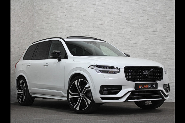 Volvo XC90 2.0 T8 AWD R-Design Long Range | Luchtvering | 360 Camera | Panorama | Pilot-Assist | ACC | Stoelventilatie | Memory | Harman-Kardon | Trekhaak | Sportstoelen | Keyless-Entry | Stuurwiel Verwarmd | Vol-Leder | 22'' | Zonwering | Draadloos Laden |