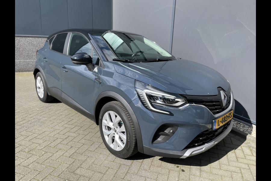 Renault Captur 1.0 TCe 100 Bi-Fuel Business Zen uitgerust met comfort en parking pakket met o.a. Climate control - Cruise control - Parkeersens. V+A - Navi full map - A-uitrijcamera - LED verlicht. - Trekhaak - Regensensor - rijstrook sensor - hill hold