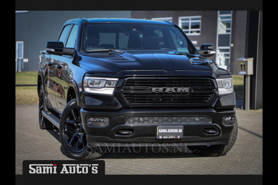 Dodge Ram 1500 LARAMIE SPORT 4X4 5.7 V8 | PRINS LPG | CAMERA | APPLE CARPLAY | 3500KG | 22INCH NIGHT | FULL LED | CRUISE | MEMORY SEATS | LEDER | DUBBELE CABINE | CREWCAB