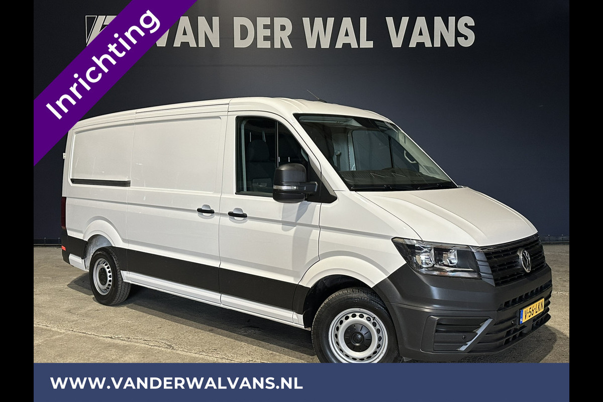 Volkswagen Crafter 2.0 TDI 141pk L3H2 L2H1 inrichting Euro6 Airco | Camera | Apple Carplay | Android Auto | Parkeersensoren Bijrijdersbank, 3000kg trekvermogen