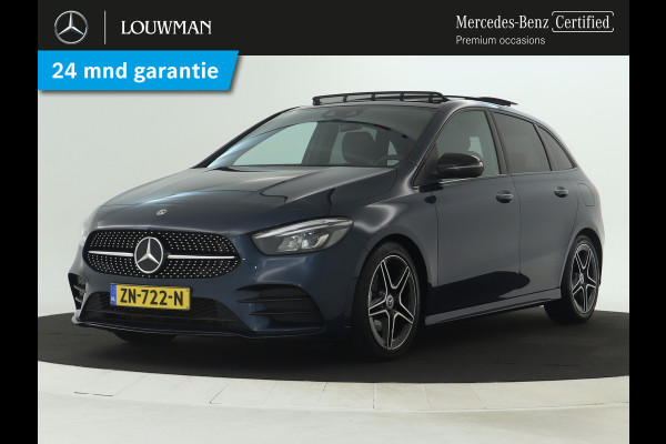 Mercedes-Benz B-Klasse 200 Business Solution AMG Nightpakket | Panoramadak | Stoelverwarming | Augmented Reality | Parkeerpakket met Camera | Car Play | Inclusief 24 maanden MB Certified garantie voor Europa.