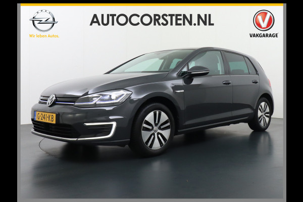 Volkswagen e-Golf AUT. Adaptive Cruise Apple Carplay Android Navi Climatronic Pdc Led Regen-Lichtsensor 36kWh Privacy Glas Bluetooth Spiegelpakket Car-Net App-Connect Wifi E-DITION 1e Eigenaar