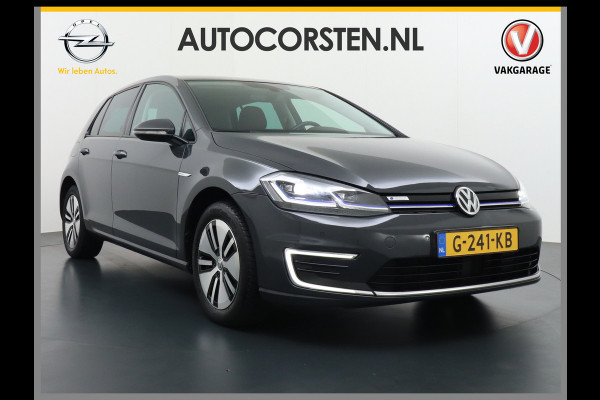 Volkswagen e-Golf AUT. Adaptive Cruise Apple Carplay Android Navi Climatronic Pdc Led Regen-Lichtsensor 36kWh Privacy Glas Bluetooth Spiegelpakket Car-Net App-Connect Wifi E-DITION 1e Eigenaar