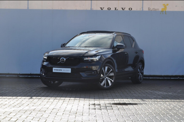 Volvo XC40 P8 408PK Automaat AWD R-Design / Adaptieve cruise control / BLIS / Panoramadak / 20"Velgen / Apple carplay / Parkeersensoren met 360 camera / Leder met alcantara bekleding / stoel - en stuurverwarming / warmtepomp