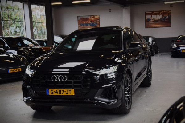 Audi Q8 55 TFSI quattro Pro Line Plus Panoramadak|Leder|S-Line|360 view|ACC