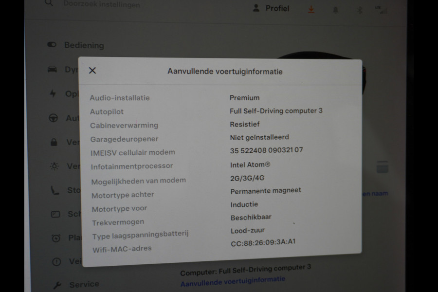 Tesla Model 3 Long Range 75kWh 463PK Trekhaak 18" FSD-Full Self Driving Computer-3 Premium Audio 4wd AutoPilot Panoramadak Camera's Leer Adapt Stoel en achterbank verwarming Electr.Stoelen+Memory+Easy-Entry WiFi Orig. NLse auto Grootste accu Tot 16,5kwh thuis laden. Accu-Garantie tot 20-12-2027 max 192.000km