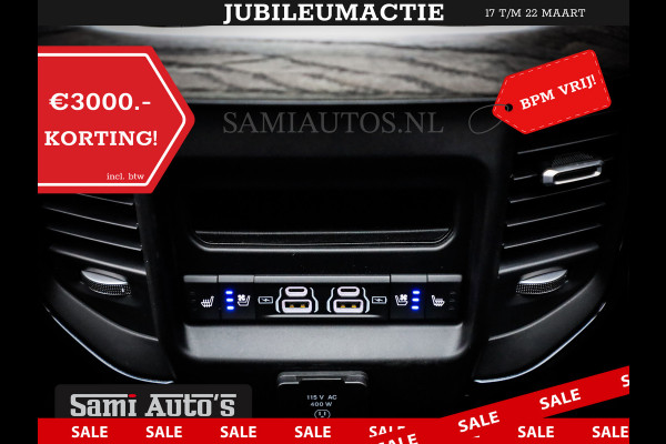 Dodge Ram 1500 DE MEEST LUXUEUZE PICK UP LIMITED NIGHT HIGH OUTPUT H.O 540PK 706 Nm 2025 | XB9 | MASSAGE | BOM VOL | CREW CAB | DUBBELE CABINE | GRIJSKENTEKEN | VOORRAAD NR 2334 - 5409