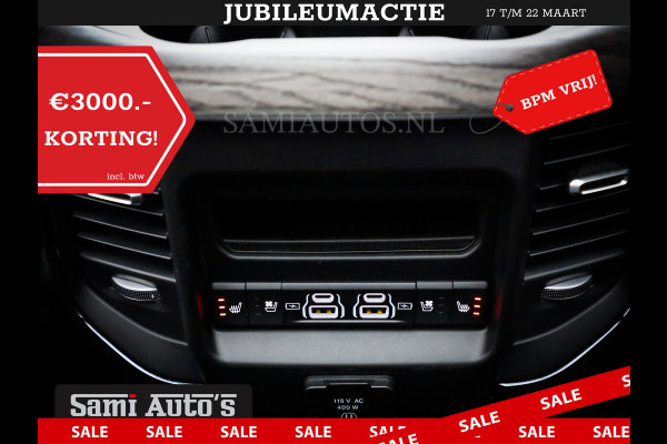 Dodge Ram 1500 DE MEEST LUXUEUZE PICK UP LIMITED NIGHT HIGH OUTPUT H.O 540PK 706 Nm 2025 | XB9 | MASSAGE | BOM VOL | CREW CAB | DUBBELE CABINE | GRIJSKENTEKEN | VOORRAAD NR 2334 - 5409