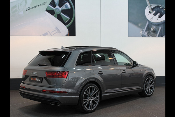 Audi Q7 3.0 TDI 272PK Euro-6 S-Line Sportpack | Nachtzicht | ACC | Luchtvering | BOSE | Keyless-Entry | Head-Up | 22'' | Dealer Onderhouden | Sfeerverlichting | Panorama | 4-Zone Clima | Virtual-Cockpit | Standkachel | Autom. Parkeren | Dodehoek | Lane Assist | A-Camera | DAB | Draadloos Laden |