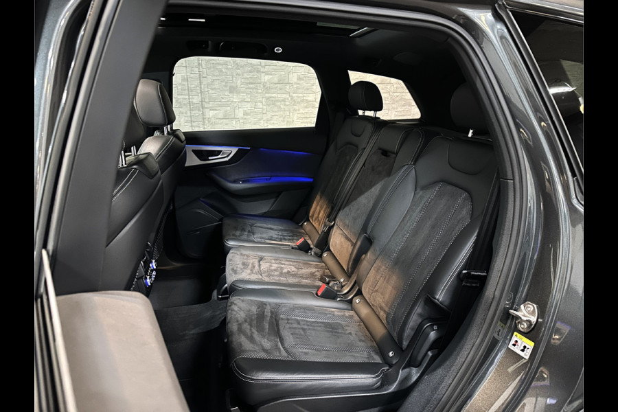 Audi Q7 3.0 TDI 272PK Euro-6 S-Line Sportpack | Nachtzicht | ACC | Luchtvering | BOSE | Keyless-Entry | Head-Up | 22'' | Dealer Onderhouden | Sfeerverlichting | Panorama | 4-Zone Clima | Virtual-Cockpit | Standkachel | Autom. Parkeren | Dodehoek | Lane Assist | A-Camera | DAB | Draadloos Laden |