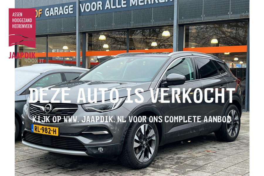 Opel Grandland X BWJ 2018 | 1.2 Turbo 131PK Innovation | LEER | CAMERA | TREKHAAK | STOELVERW | NAVI | CLIMA |