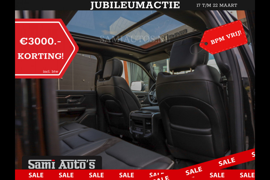 Dodge Ram 2025 LARAMIE SPORT HURRICANE 420PK 636 Nm | PRIJS MET LPG EN COVER EN GARANTIE | DUBBELE CABINE | PICK UP | 5 PERSOONS | DC | GRIJSKENTEKEN | VOORAAD 2189 - 9768