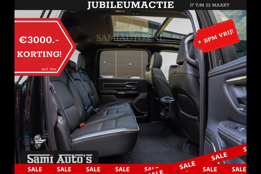 Dodge Ram 2025 LARAMIE SPORT HURRICANE 420PK 636 Nm | PRIJS MET LPG EN COVER EN GARANTIE | DUBBELE CABINE | PICK UP | 5 PERSOONS | DC | GRIJSKENTEKEN | VOORAAD 2189 - 9768