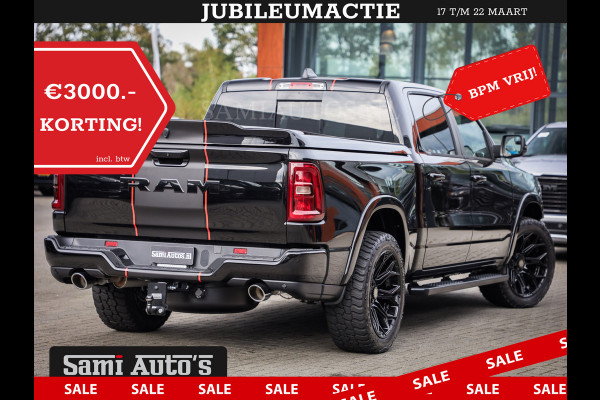 Dodge Ram 2025 LARAMIE SPORT HURRICANE 420PK 636 Nm | PRIJS MET LPG EN COVER EN GARANTIE | DUBBELE CABINE | PICK UP | 5 PERSOONS | DC | GRIJSKENTEKEN | VOORAAD 2189 - 9768