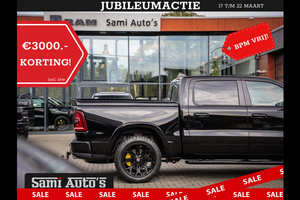 Dodge Ram 2025 LARAMIE SPORT HURRICANE 420PK 636 Nm | PRIJS MET LPG EN COVER EN GARANTIE | DUBBELE CABINE | PICK UP | 5 PERSOONS | DC | GRIJSKENTEKEN | VOORAAD 2189 - 9768