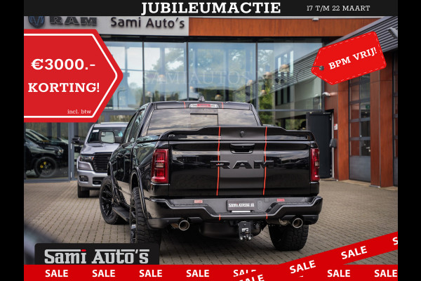 Dodge Ram 2025 LARAMIE SPORT HURRICANE 420PK 636 Nm | PRIJS MET LPG EN COVER EN GARANTIE | DUBBELE CABINE | PICK UP | 5 PERSOONS | DC | GRIJSKENTEKEN | VOORAAD 2189 - 9768