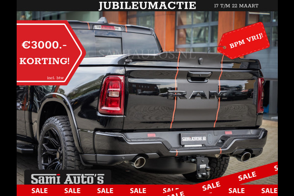 Dodge Ram 2025 LARAMIE SPORT HURRICANE 420PK 636 Nm | PRIJS MET LPG EN COVER EN GARANTIE | DUBBELE CABINE | PICK UP | 5 PERSOONS | DC | GRIJSKENTEKEN | VOORAAD 2189 - 9768