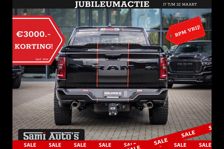 Dodge Ram 2025 LARAMIE SPORT HURRICANE 420PK 636 Nm | PRIJS MET LPG EN COVER EN GARANTIE | DUBBELE CABINE | PICK UP | 5 PERSOONS | DC | GRIJSKENTEKEN | VOORAAD 2189 - 9768