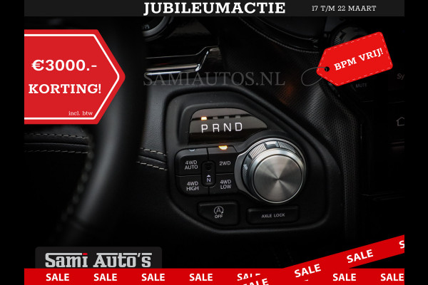 Dodge Ram 1500 LIMITED NIGHT HIGH OUTPUT 540PK 706 Nm 2025 | XB9 | MASSAGE | BOM VOL | CREW CAB | DUBBELE CABINE | GRIJSKENTEKEN | DE MEEST LUXUEUZE en BEGEERDE Pick-up | VOORRAAD NR 2302 - 7425