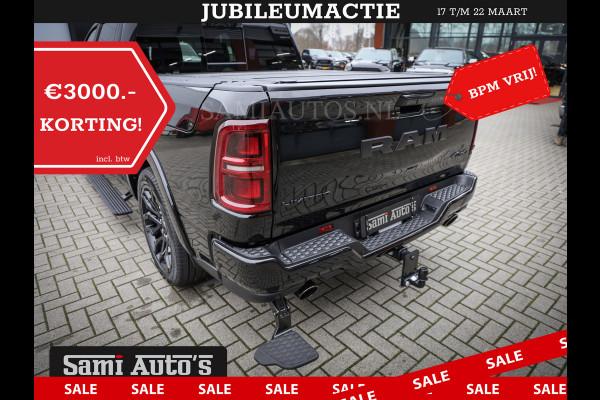 Dodge Ram 1500 LIMITED NIGHT H.O 540PK 706 Nm 2025 | XB9 | MASSAGE | BOM VOL | CREW CAB | DUBBELE CABINE | GRIJSKENTEKEN | DE MEEST LUXUEUZE en BEGEERDE Pick-up | VOORRAAD NR 2357 - 5182