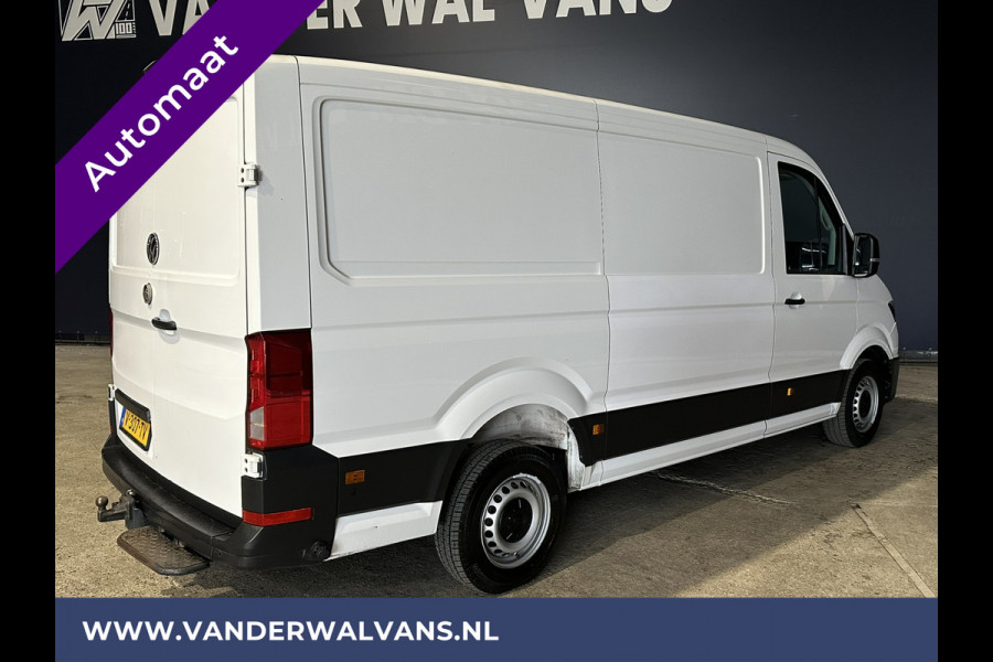 Volkswagen Crafter 35 2.0 TDI 141pk Automaat L3H2 L2H1 Euro6 Airco | Camera | Navigatie | 3000kg trekhaak | Apple Carplay Android Auto, Cruiseconrol, Parkeersensoren, Chauffeursstoel