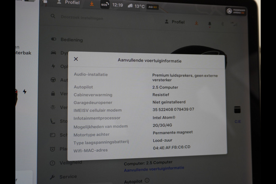 Tesla Model 3 SR+60kWh 325PK 18" AutoPilot Leer PanoDak Adaptive cruise Camera's Elektr.-Stuur+Stoelen+Spiegels+Geheugen+Easy-Entry+Verwarmde  Navi LED-a+v Comfortstoelen ACC DAB Voorverwarmen interieur via App Keyless via Telefoonsleutel One-Pedal-Drive Origineel Nederlandse auto tot 11kw laden thuis ! Garantie Accu tot  08-11-2027 max 160.000km 1584kg licht!