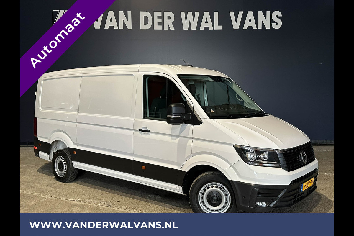 Volkswagen Crafter 35 2.0 TDI 141pk Automaat L3H2 L2H1 Euro6 Airco | Camera | Navigatie | 3000kg trekhaak | Apple Carplay Android Auto, Cruiseconrol, Parkeersensoren, Chauffeursstoel