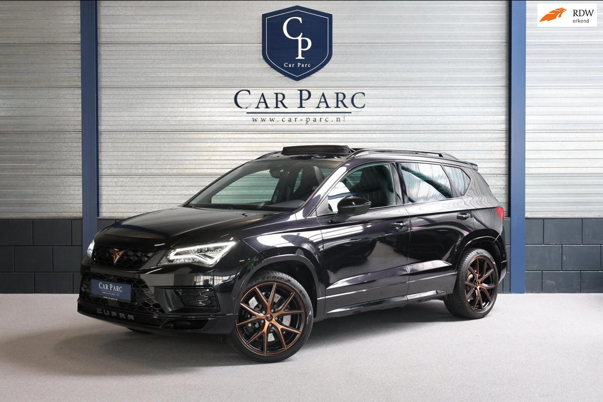 CUPRA Ateca 2.0 TSI 4DRIVE 300+PK LED/VIRTUAL/SFEER/BEATS/PANO/KUIP+ALCANTARA+S.VERWARMING/19" LMV/CAM/ACC/ECC/12 MDN GARANTIE!