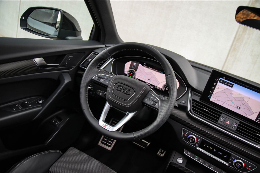 Audi Q5 50TFSI e Quattro Competition Pro Line S S-Line 299pk Automaat|NIEUW MODEL|Panoramadak|Virtual Cockpit|OLED Matrix|Trekhaak