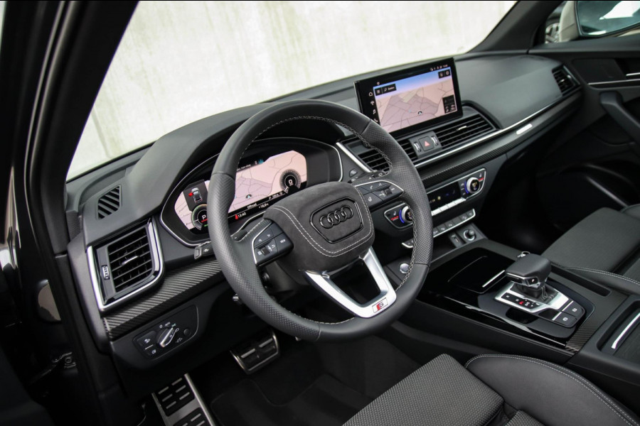 Audi Q5 50TFSI e Quattro Competition Pro Line S S-Line 299pk Automaat|NIEUW MODEL|Panoramadak|Virtual Cockpit|OLED Matrix|Trekhaak