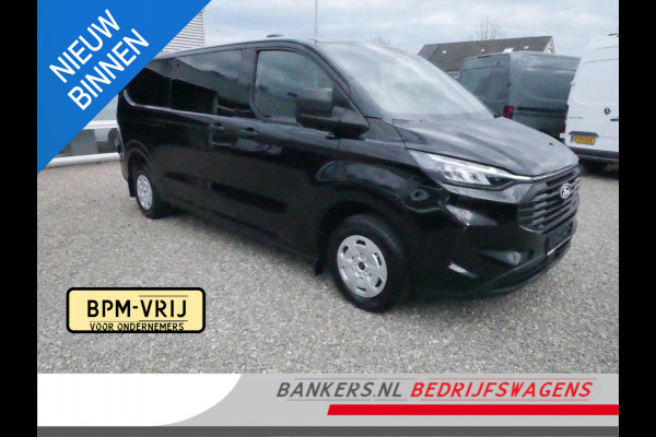 Ford Transit Custom 2.0TDCI 150PK, L2H1, Dubbel Cabine, Airco, Nieuw direct uit voorraad leverbaar, Met 5 jaar Ford garantie/ max 200.000 KM