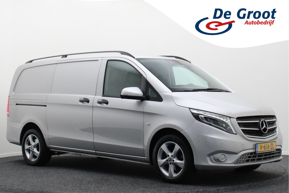 Mercedes-Benz Vito 116 CDI Lang 3-Zits, Leer, LED, Camera, Navigatie, Bluetooth, Cruise, PDC, Trekhaak, 17''