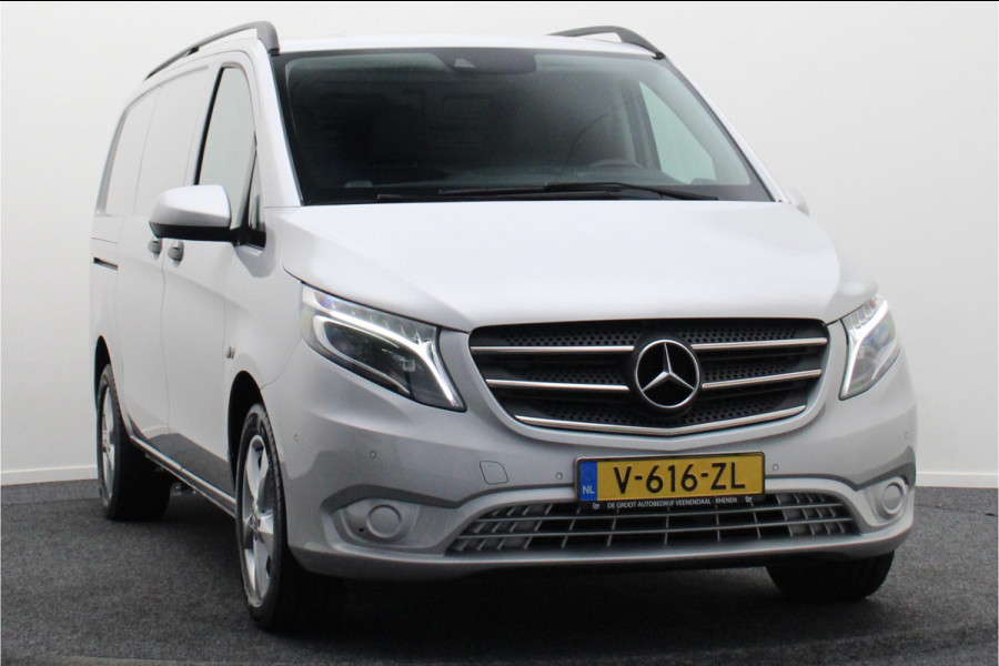 Mercedes-Benz Vito 116 CDI Lang 3-Zits, Leer, LED, Camera, Navigatie, Bluetooth, Cruise, PDC, Trekhaak, 17''