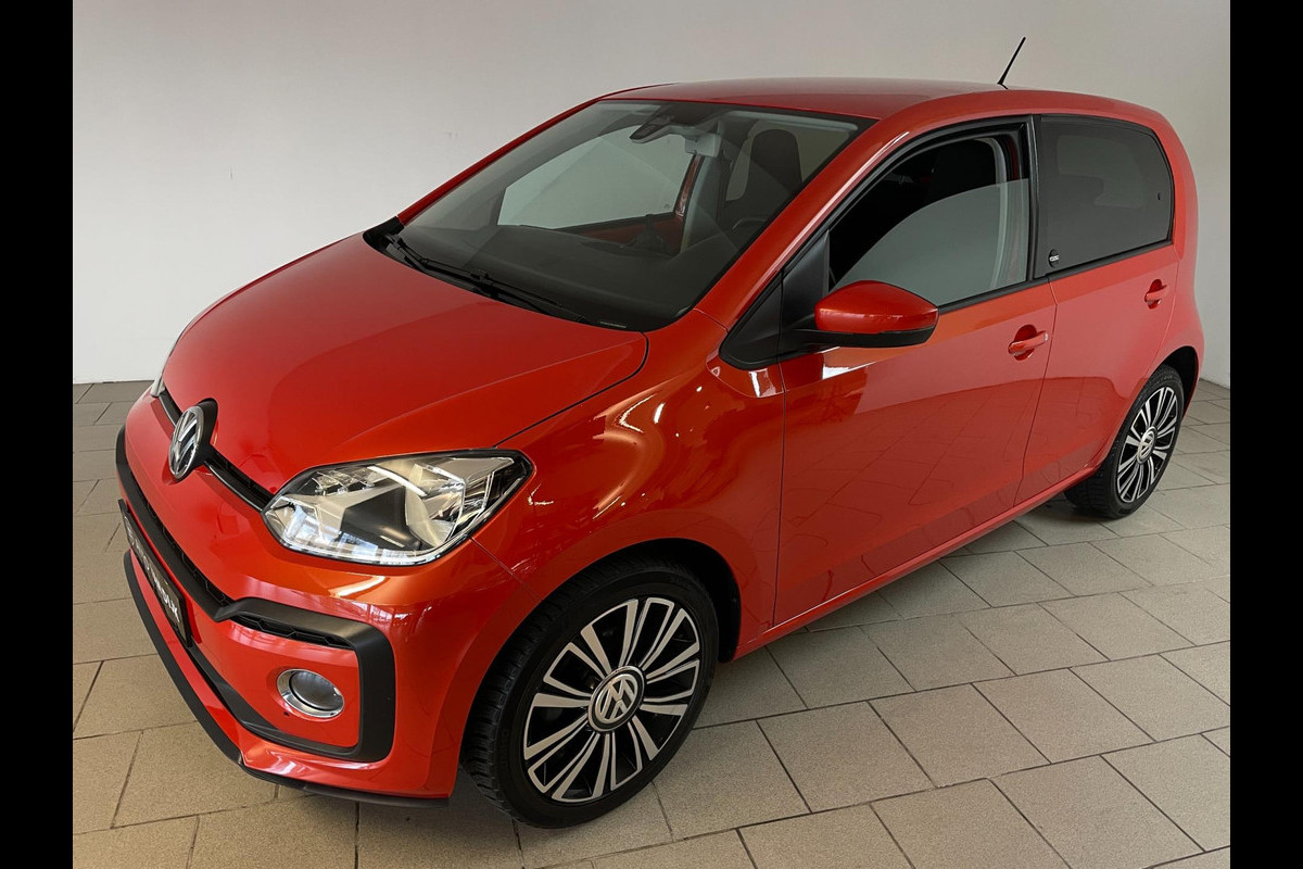 Volkswagen up! 1.0 TSI 90PK Sound Up! AIRCO CLIMA NAVI VIA APP CRUISE STOELVERW PDC VELGEN PARELMOER ZEER NETTE AUTO